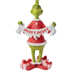 Focal Points^Department 56 Merry Collection Grinch Figurine, Dept. 56 Village