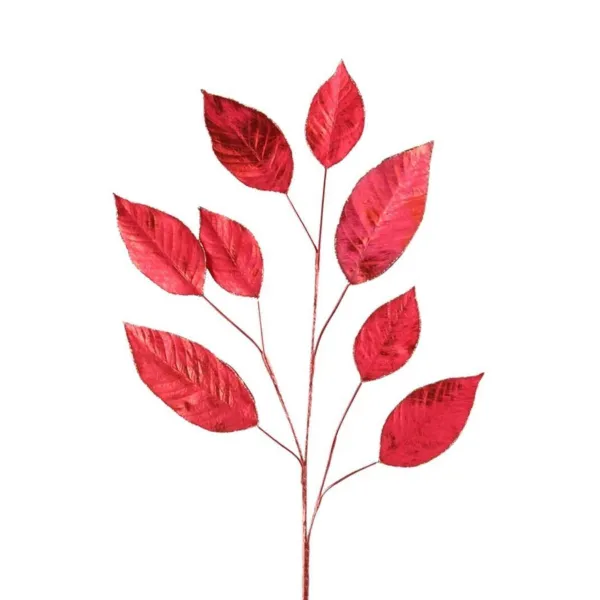 Sprays^Craig Bachman Metallic And Glitter Magnolia Leaf Spray