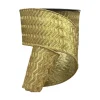 Happy New Year^D. Stevens Metallic Gold Waves Ribbon, 4" X 10Yd