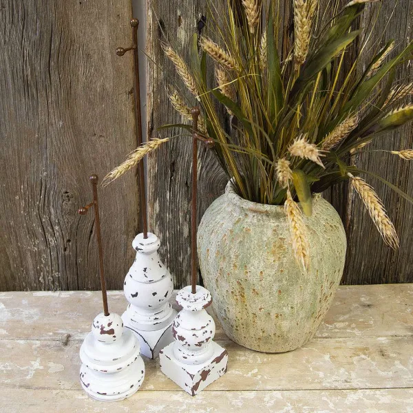 Table Decor^The Round Top Collection Mini Gallery & Charm Stake, Brown