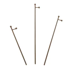 Table Decor^The Round Top Collection Mini Gallery & Charm Stake, Brown