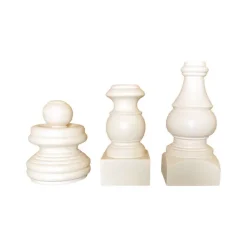 Table Decor^The Round Top Collection Mini Gallery Display Pole, Cream