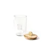 Table Decor^Happy Everything Mini Wooden Lid Glass Jar By !