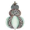 Pot Stakes^The Round Top Collection Mint & Leopard Pumpkin Stack