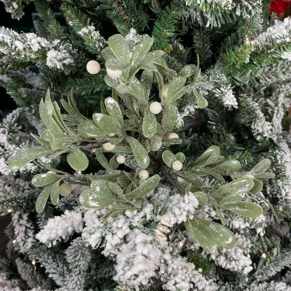 Floral Decor^RAZ Mistletoe Pick