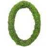 Spring^Liberty Floral Moss Oval Wreath