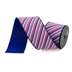 Ribbon^Farrisilk Multi All American Ribbon, 4" X 10Yd