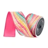 Ribbon^Farrisilk Multi Bohemian Waves Ribbon, 2.5" X 10Yd
