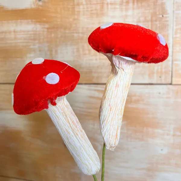 Spring Picks^Liberty Floral Mushroom Pick