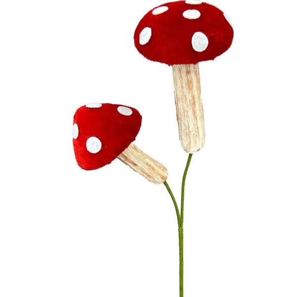Spring^Liberty Floral Mushroom Pick