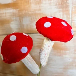 Spring^Liberty Floral Mushroom Pick