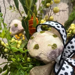 Spring Picks^LIBERTY FLORAL Mushroom Pick, White