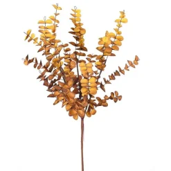Floral Decor^Direct Export Co. Mustard Coral Leaf Bush