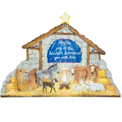 Pot Stakes^The Round Top Collection Nativity Scene