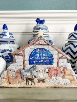 Table Decor^The Round Top Collection Nativity Scene
