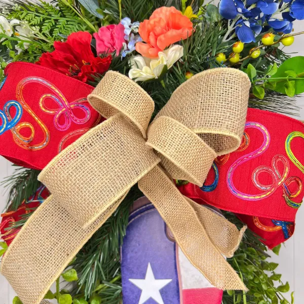Ribbon^Reliant Ribbon Natural Burlap Ribbon, 2.5"X10 Yd