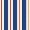 Party Diy^Hester & Cook Navy & Red Awning Stripe Cocktail Napkin Set