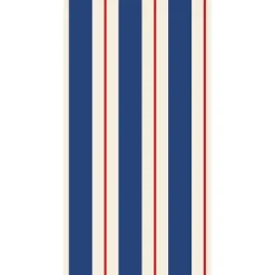Kitchen & Dining^Hester & Cook Navy & Red Awning Stripe Guest Napkin Set