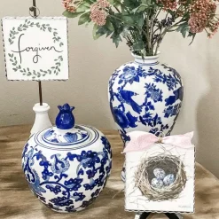 Spring^The Round Top Collection Nest Of Blue Eggs Mini Gallery Art