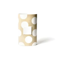 Kitchen & Dining^Happy Everything Neutral Dot Big Oval Vase By !