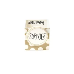 Decorative Containers^Happy Everything Neutral Dot Mini Nesting Cube By !