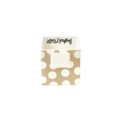 Table Decor^Happy Everything Neutral Dot Mini Nesting Cube By !
