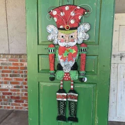 Focal Points^Deck The Halls Y'all Nutcracker Door Screen