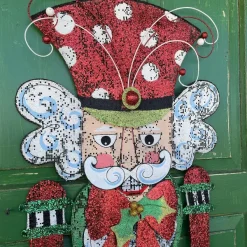 Focal Points^Deck The Halls Y'all Nutcracker Door Screen