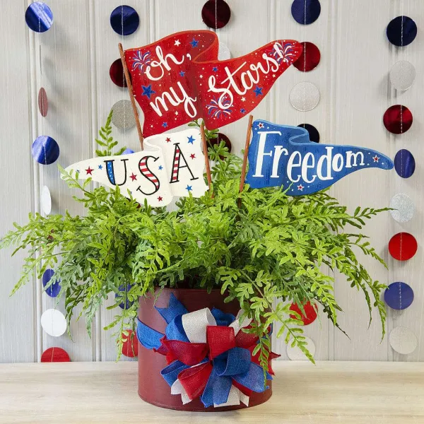Focal Points^The Round Top Collection Oh My Stars Pennant Flag