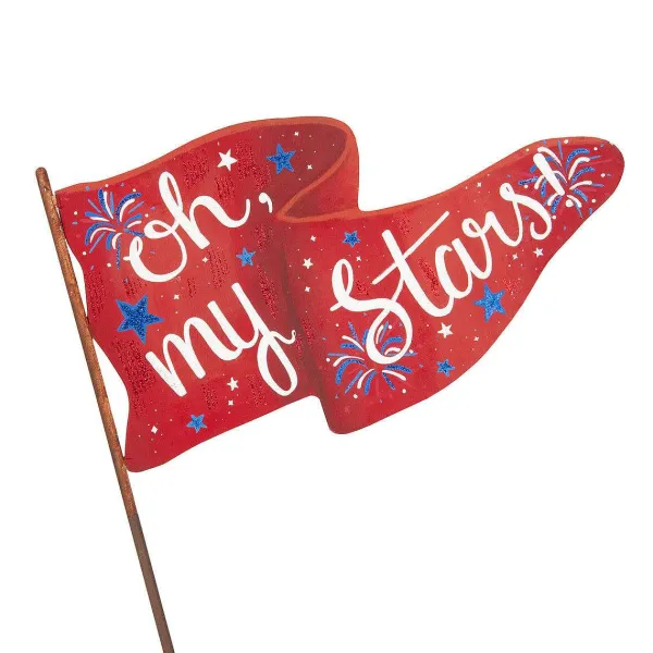 Focal Points^The Round Top Collection Oh My Stars Pennant Flag