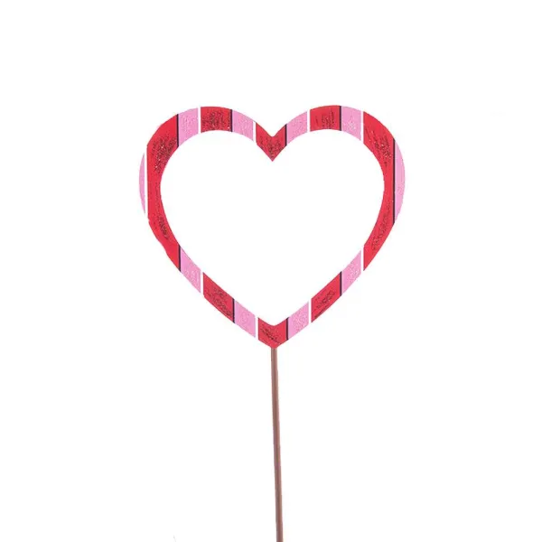 Pot Stakes^The Round Top Collection Open Heart Stake