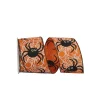 Ribbon^Reliant Ribbon Orange Spider Web Glitter Ribbon, 2.5"X10Yd