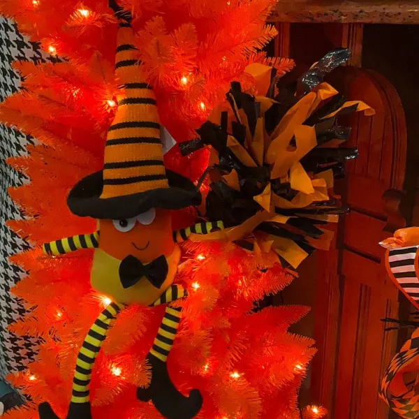 Sprays^Deck The Halls Y'all Party Spray, Orange And Black