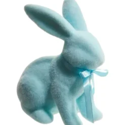 Focal Points^RAZ Pastel Blue Flocked Bunny