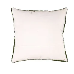 Spring^Evergreen Pastel Posies Hooked Throw Pillow