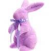 Table Decor^RAZ Pastel Purple Flocked Bunny