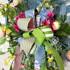 Spring Ribbon^Farrisilk Pastel Waves Ribbon, 2.5" X 10Yd