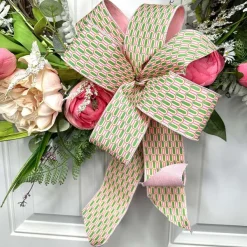 Spring Ribbon^Farrisilk Pastel Waves Ribbon, 2.5