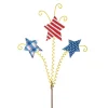 Pot Stakes^The Round Top Collection Patriotic 3 Star Stake