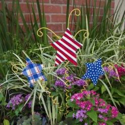Pot Stakes^The Round Top Collection Patriotic 3 Star Stake