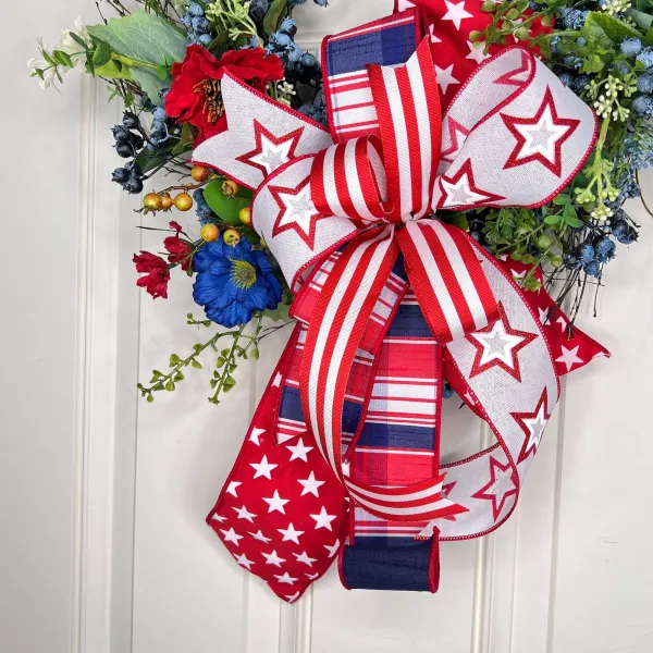 Creations^* Patriotic Blueberry Wreath