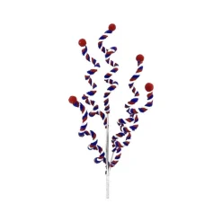 Sprays^Liberty Floral Patriotic Curly Spray