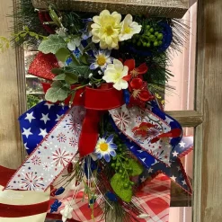 Sprays^Liberty Floral Patriotic Dahlia Daisy Spray