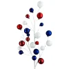 Floral^Liberty Floral Patriotic Ornament Spray