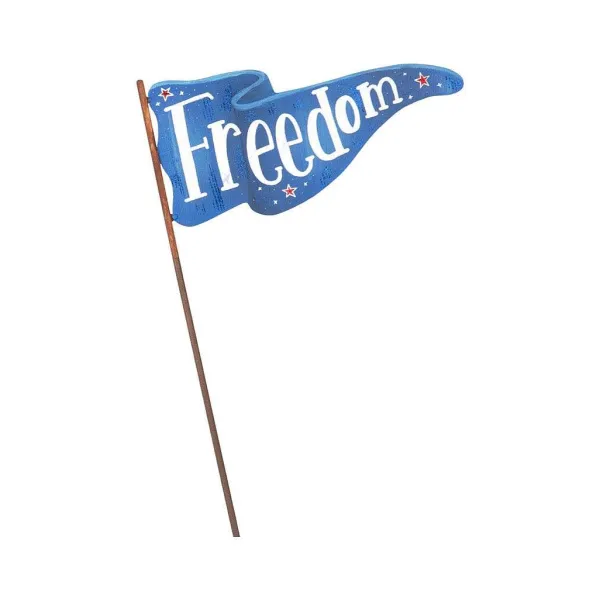 Focal Points^The Round Top Collection Patriotic Pennant Flag