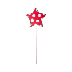 Pot Stakes^The Round Top Collection Patriotic Polka Dot Star