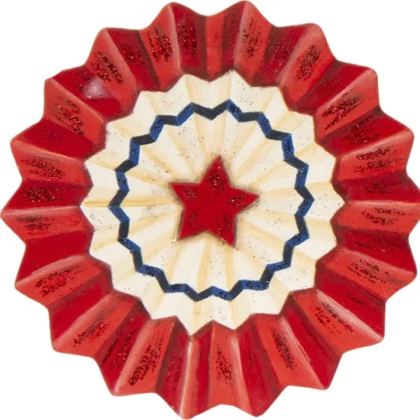 Wall Decor^The Round Top Collection Patriotic Rosette Fan Magnets