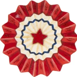 Table Decor^The Round Top Collection Patriotic Rosette Fan Magnets