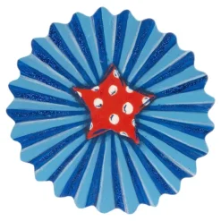 Table Decor^The Round Top Collection Patriotic Rosette Fan Magnets
