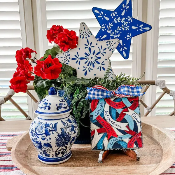 Pot Stakes^The Round Top Collection Patriotic Talavera Star